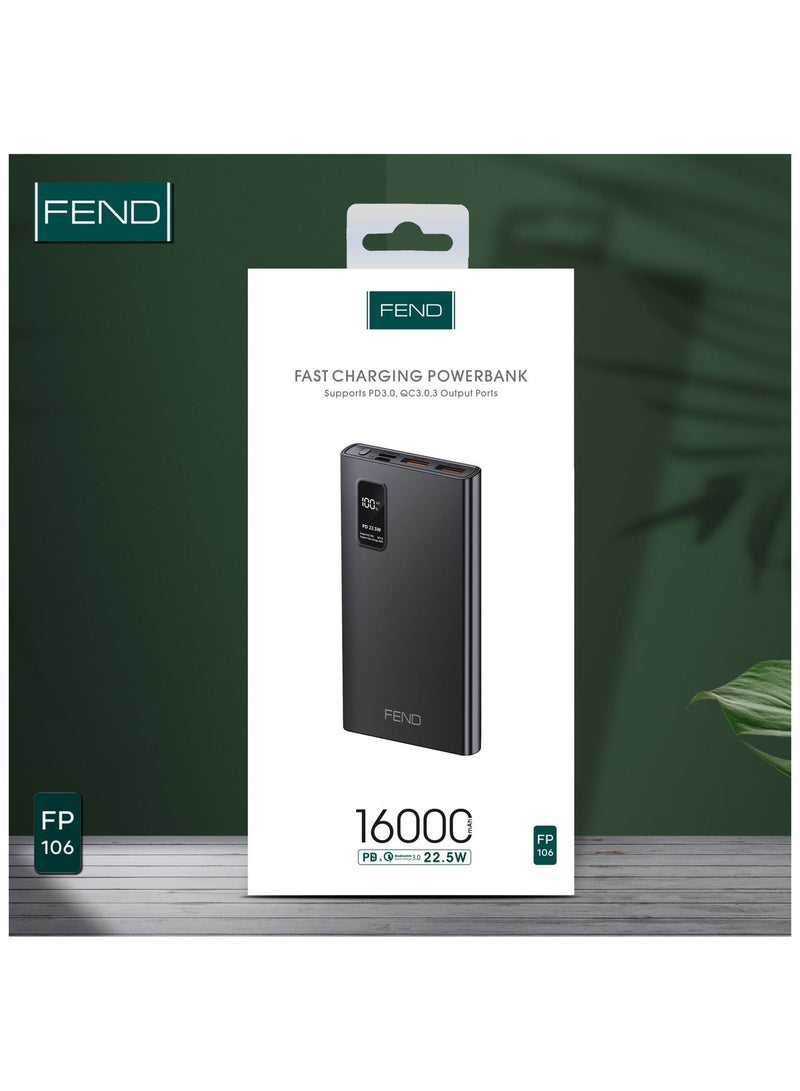 Fend FP106 16000 mAh 22.5W Fast Charging Power Bank - Image 2